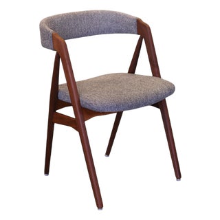 Teak Armchair in Hallingdal 65 Upholstery by Thomas Harlev for Farstrup Møbler, Denmark, 1960s, Set of 2 For Sale