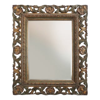 20th Century Baroque Mirror in Resin, Belgium, 1970s For Sale