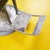 Vintage Metal Barber Stool, 1950s For Sale - Image 6 of 10