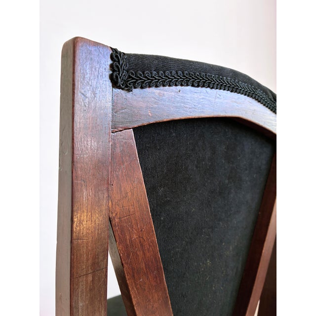 Set of 4 Dutch Art Deco Dining Chairs, Amsterdam School / Hague School Style, 1930s For Sale - Image 13 of 18