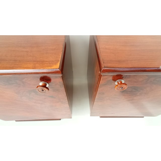 Bedside Tables by Jindřich Halabala for Up Závody, 1960s, Set of 2 For Sale - Image 6 of 12