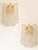 Contemporary Mid-Century Modern "Conchiglie" Murano Glass Gold Wall Sconce-Set of Two For Sale - Image 9 of 10