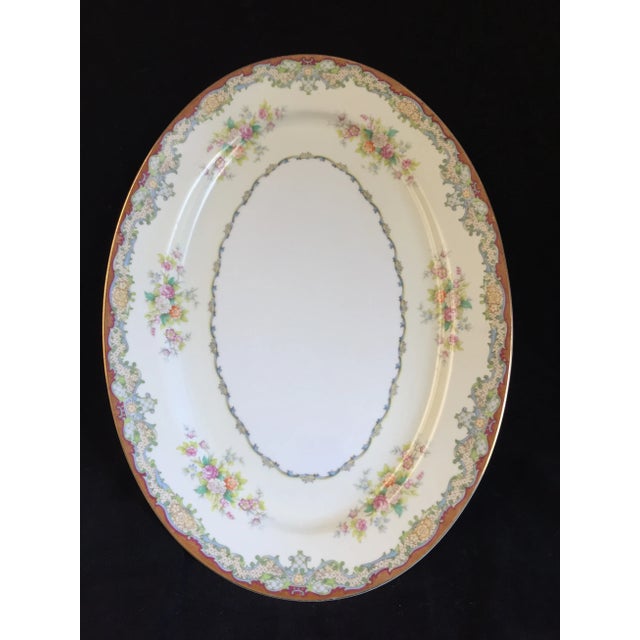 1930s Vintage Meito Marlborough Platter For Sale - Image 5 of 7