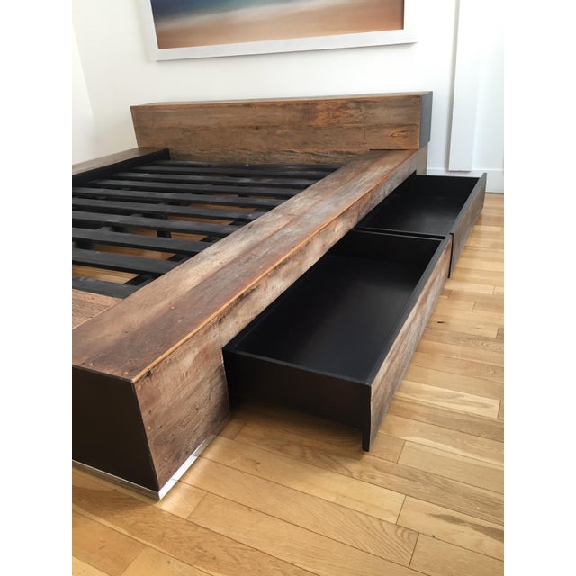 Environment Furniture Reclaimed Wood Edge Bed Chairish
