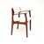 Mid-Century Modern Vintage Danish Desk Chair by Erik Buch for Oddense Maskinsnedkeri, 1960s For Sale - Image 3 of 11
