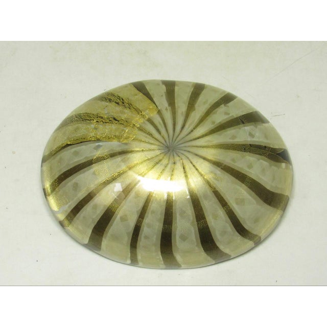 Vintage Murano Art Glass Dish For Sale - Image 13 of 13
