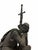 An authentic late 19th to early 20th-century French patinated spelter sculpture titled "Le Cid" by French sculptor Eugène...