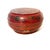 A striking, large-scale antique lacquerware lidded box traditionally used as a wedding presentation. Crafted over a wood...