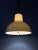 Rare space age pendant lamp with rise-and-fall. The acrylic glass shade has a beige, mocca colour and produces a warm,...