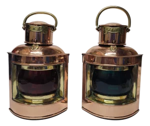 English Port and Starboard Ships Lanterns