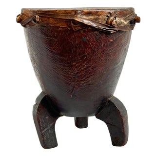 Antique Rare Pygmy Drum Late 1800s For Sale