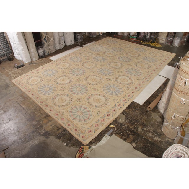 Hand woven in a wool flat weave from Rug & Kilim’s European rug collection, this 11x16 flat weave embraces the 18th...