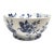 X L Beautiful Antique Blueflow Fruit Centerpiece Bowl For Sale - Image 4 of 11