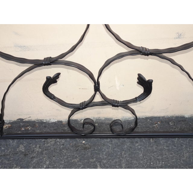 Large 56" Tall Spanish Style Black Metal Picture Wall Decor Art ~ Cross For Sale - Image 10 of 12