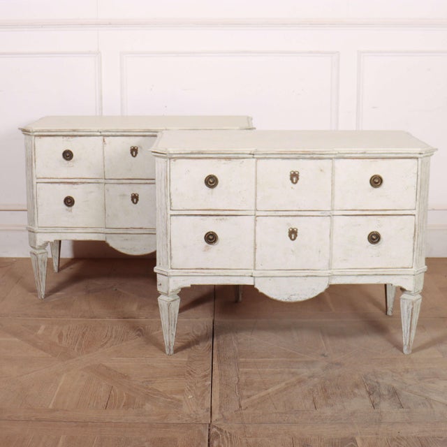 Swedish Breakfront Commodes, Set of 2 For Sale - Image 11 of 11