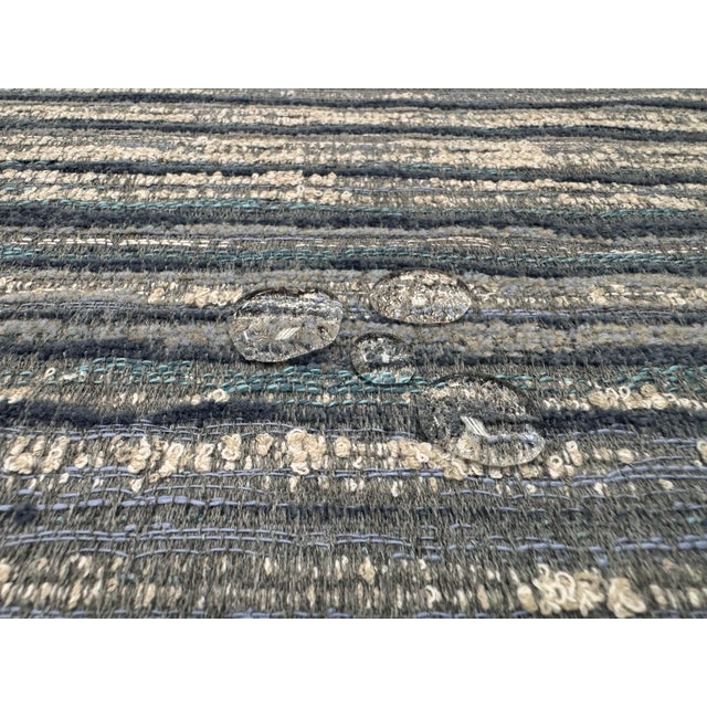 54”width Perennials Wild Child Ice Queen 984-382 No Hard Feelings Collection in blue grey and white woven Upholstery...