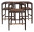 Interlude Kendra Counter Stools, Set of 3 For Sale