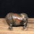 Antique Bronze Tang Style Horse Sculpture – 6.5" Gilt & Red Pigment Figure For Sale - Image 9 of 9
