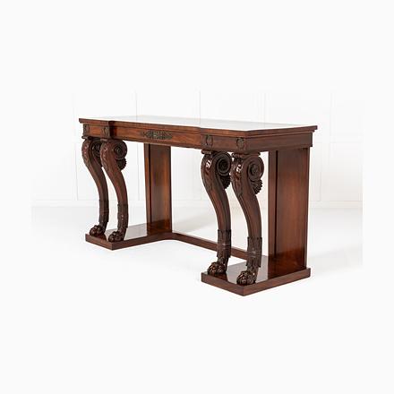 19th Century Regency English Mahogany Serving Table For Sale - Image 12 of 12