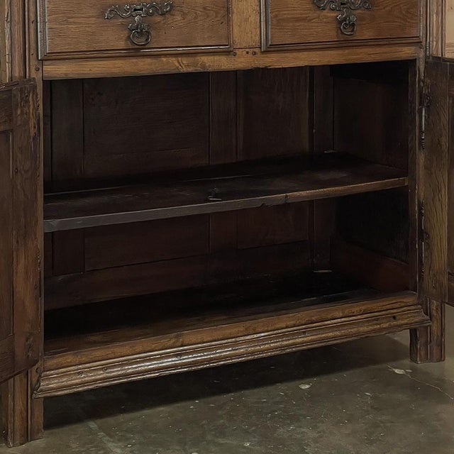 Wood 18th Century Country French Four Door Wardrobe For Sale - Image 7 of 16