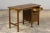 1940s Petite French Art Deco Oak Office Desk For Sale - Image 10 of 17