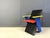 Wood Postmodern Armchair in the style of Gerrit Thomas Rietveld, 1980s For Sale - Image 7 of 14