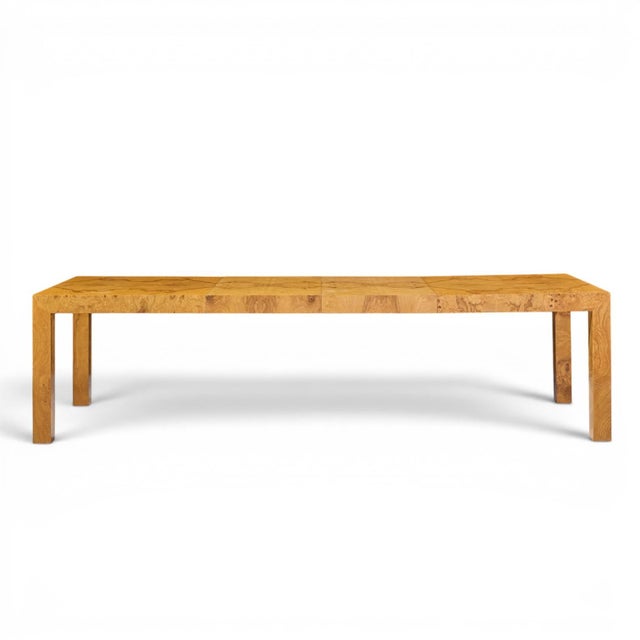 Milo Baughman for Thayer Coggin Mid Century Dining Table with 2 Leaves This table measures: 66 wide x 39 deep x 28.75...