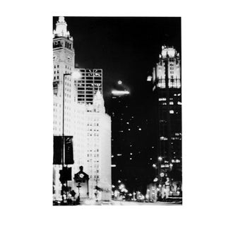 "Chicago in Motion" Black & White Photograph For Sale