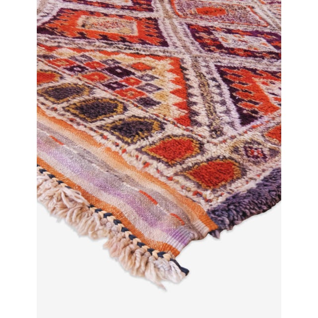 Textile 1980s Beni MGuild Moroccan Rug - 12 X 6.6 Ft For Sale - Image 7 of 8
