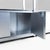Silver Steel Bookcase with Glass Shelves, 1970s For Sale - Image 8 of 12