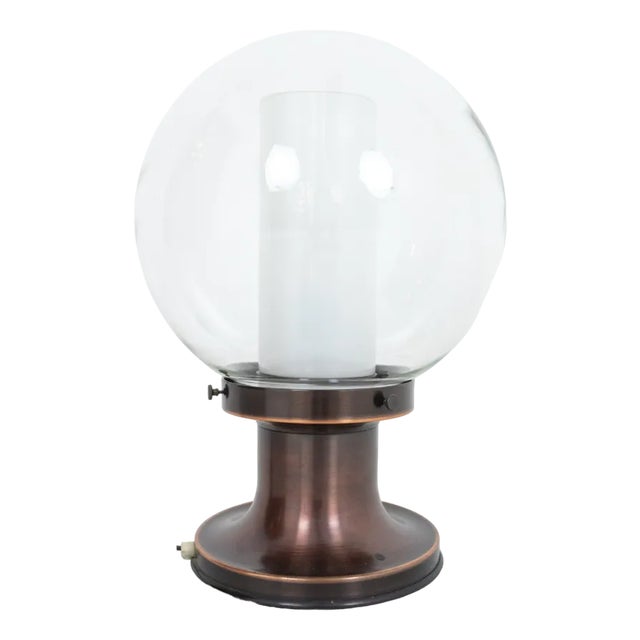 Brass Table Lamp by György Csanádi, 1970s For Sale