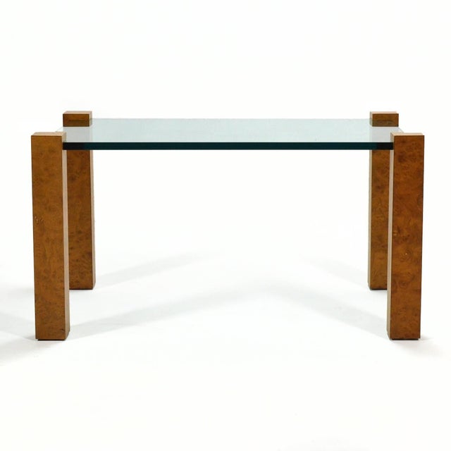 Milo Baughman Cube Leg Table by Thayer Coggin For Sale In Chicago - Image 6 of 9