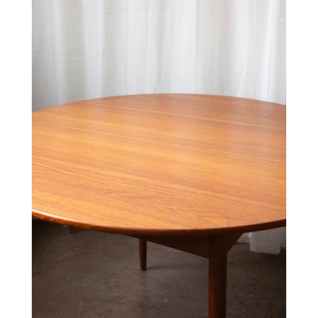 Wood Danish Teak Dining Table in the Style of Grete Jalk, 1960s For Sale - Image 7 of 12