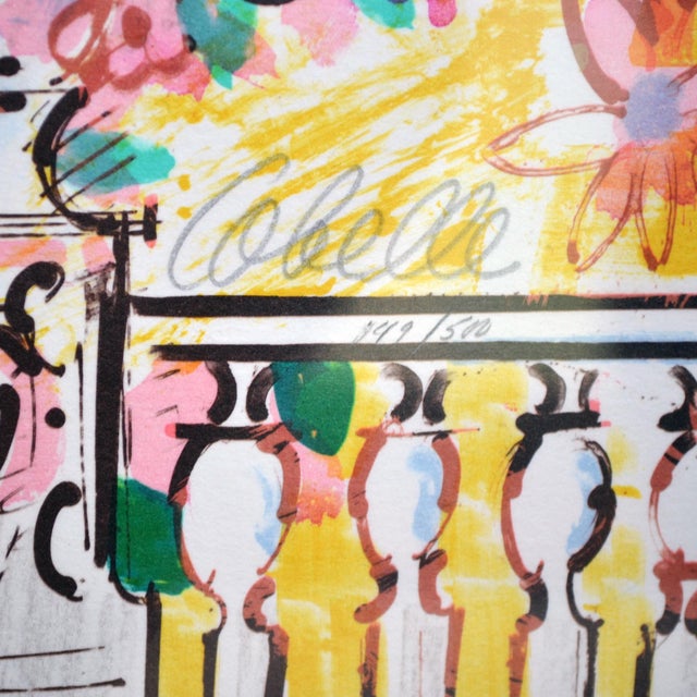 Printmaking Materials Limited Edition "The Lute" Lithograph by Charles Cobelle For Sale - Image 7 of 7