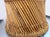 Spun Wicker / Rope Drum Stool or Ottoman For Sale - Image 4 of 5