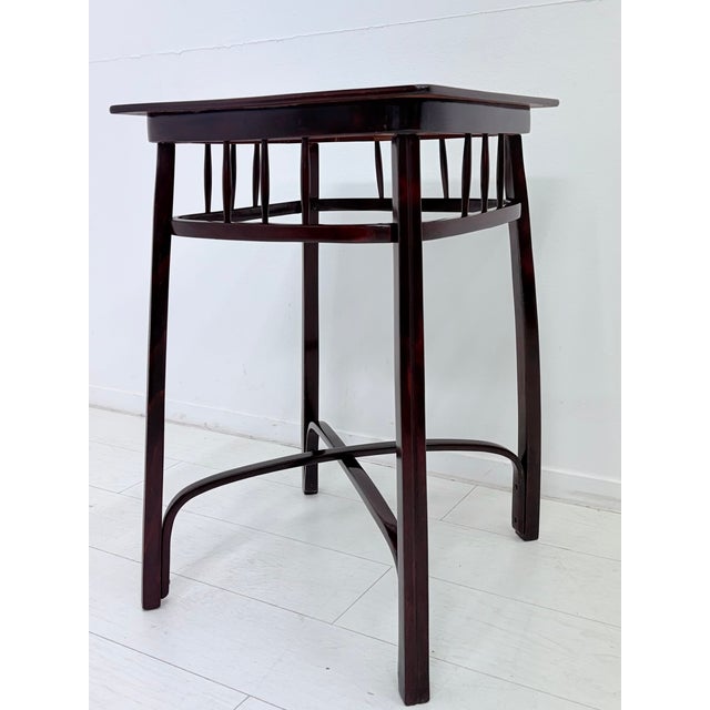 This original jugendstil (art nouveau) side table was produced by jacob & josef kohn in vienna, austria, circa 1905, and...
