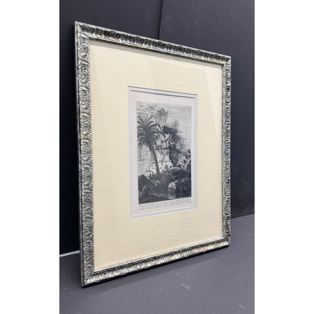 Piranesi, J. B. "Ancient Sepulchral of Marcus Agrippa", Etching C. 1770 For Sale - Image 4 of 6