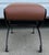 Mid 20th Century Pair of Vintage Designer Leather Stools For Sale - Image 5 of 6