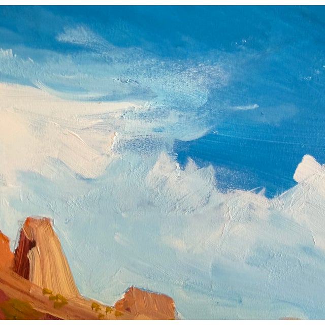 Mid-Century Modern Painting Sedona Modern Mini For Sale - Image 3 of 5