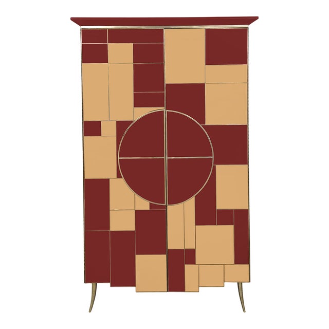 Vintage Wooden Wardrobe, 1980s For Sale