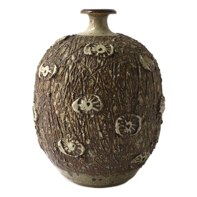 Studio Pottery Vase, Organic Modern, Circa 20th Century For Sale