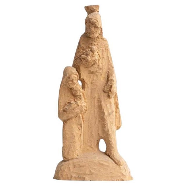 20th Century Traditional Preliminary Sketch Wooden Sculpture For Sale - Image 12 of 12