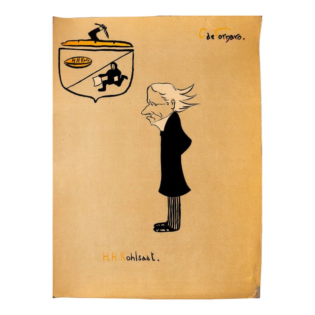 Mid 20th Century h.h. Kohlsaat by Carlo De Fornaro Reproduction Print For Sale