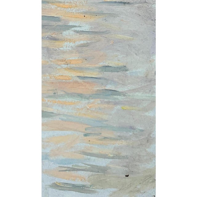 Impressionism River Landscape Oil Painting, Ukrainian Art, 1970s For Sale - Image 6 of 6