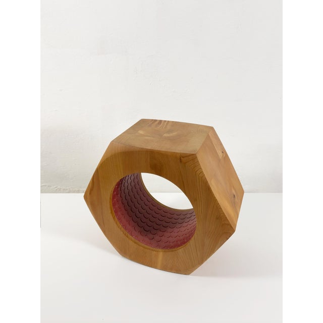 Nut Stool by Mauro Dell'Orco For Sale - Image 4 of 11