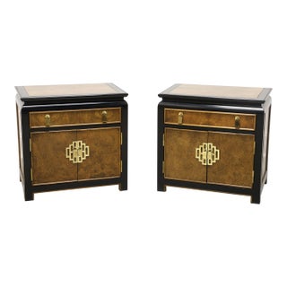 Century Chin Hua by Raymond Sobota Asian Chinoiserie Nightstands - Pair For Sale