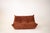 Brown Togo Living Room Set in Velvet Blue by Michel Ducaroy for Ligne Roset, 1979, Set of 5 For Sale - Image 8 of 14