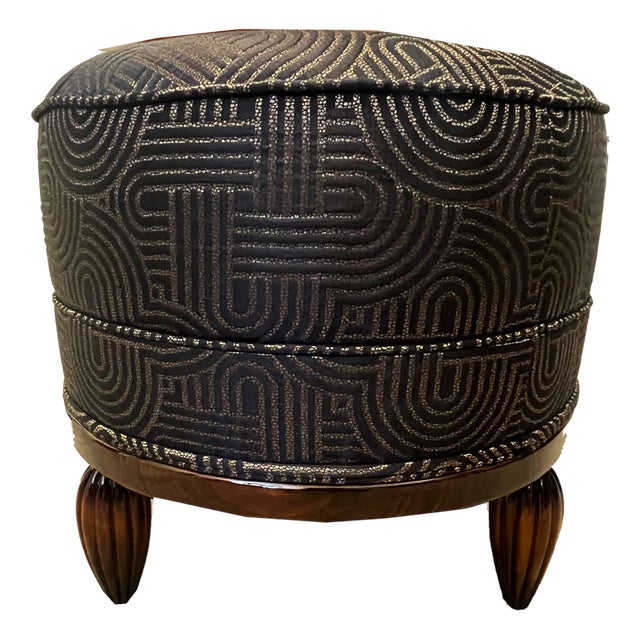Vintage Art Deco Stool, 1930 For Sale