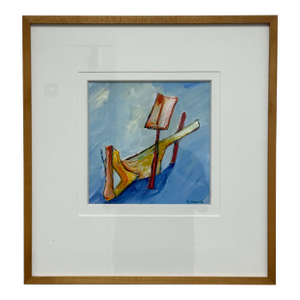 Circa 1995 Albert Smith Custom Abstract, Framed