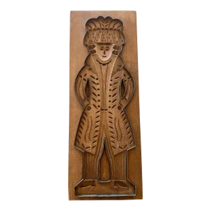 Antique Dutch Gingerbread Speculaas Springerle Cookie Board Mold